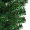 vidaXL Upside-Down Artificial Christmas Tree – 5ft PVC Tree with Stand, Green - 3 of 4