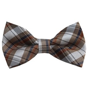 Men's Plaid Color 2.75 W And 4.75 L Inch Pre-Tied adjustable Bow Ties - 1 of 3