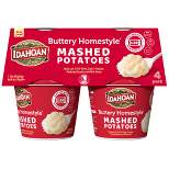 Idahoan Gluten Free Buttery Homestyle Microwavable Mashed Potato Cups - 6oz/4ct