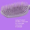 Conair Scalp Care Flexi Head Paddle Detangling Hair Brush - All Hair - Purple - 3 of 4