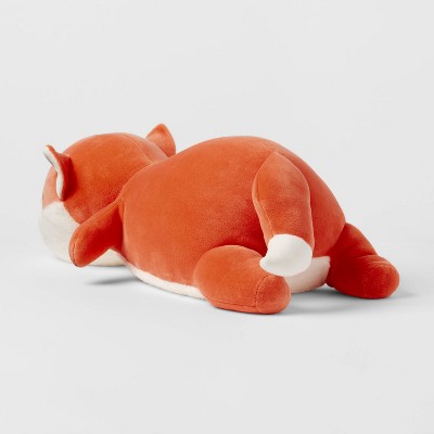 Pillowfort Brandclub Fox Weighted Plush Kids Throw Pillow Orange Pillowfort