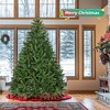 Whisen 7FT Artificial Christmas Tree, Premium Unlit Hinged Spruce Full Tree with 2231 Branch Tips, Metal Stand - Green - 3 of 4