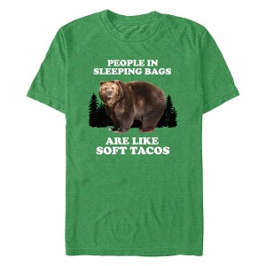 Men's Lost Gods Soft Tacos People  T-Shirt - Kelly Heather - Large - 1 of 3