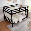 NicBex Bunk Bed with Thick Posts,Wood Bunk Bed Frame with Ladder and High Guardrail for Kids Teens Dorm Rooms - 3 of 4