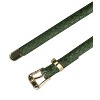 Allegra K Women's Skinny Embossed Faux Leather Alloy Pin Buckle Jeans Dresses Pants Belt - 2 of 4