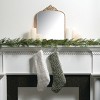 Sullivans Artificial 9' Arborvitae Cedar Christmas Garland, Green, Indoor Christmas Decor - 3 of 4