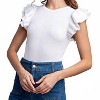 Women's Shellie Ruffle Sleeve Bodysuit - ee:some - 2 of 4