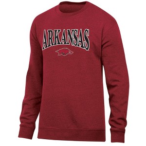 NCAA Arkansas Razorbacks Men's Crew Neck Fleece Sweatshirt - 1 of 3