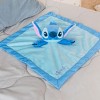 Disney Stitch Snuggle Stuffed Animal 12 Inch Security Blanket Toy - 4 of 4