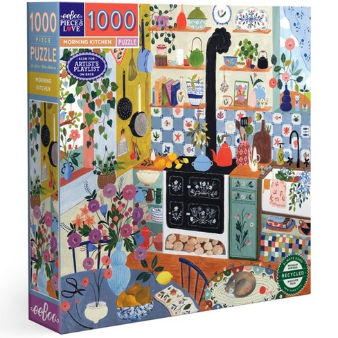 eeBoo Piece&Love: Morning Kitchen - 1000 pc Puzzle - image 1 of 4