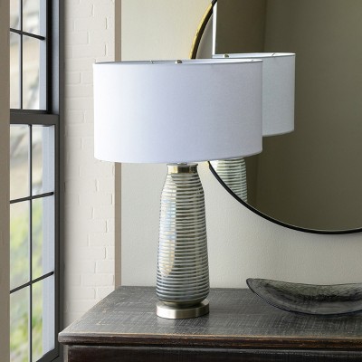 Park Hill Collection Delany Grinded Glass Lamp