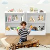 Jojoka Kids Bookshelf,Book Storage Organizer,2-Tier Kids Bookcase with Open Compartments - 4 of 4