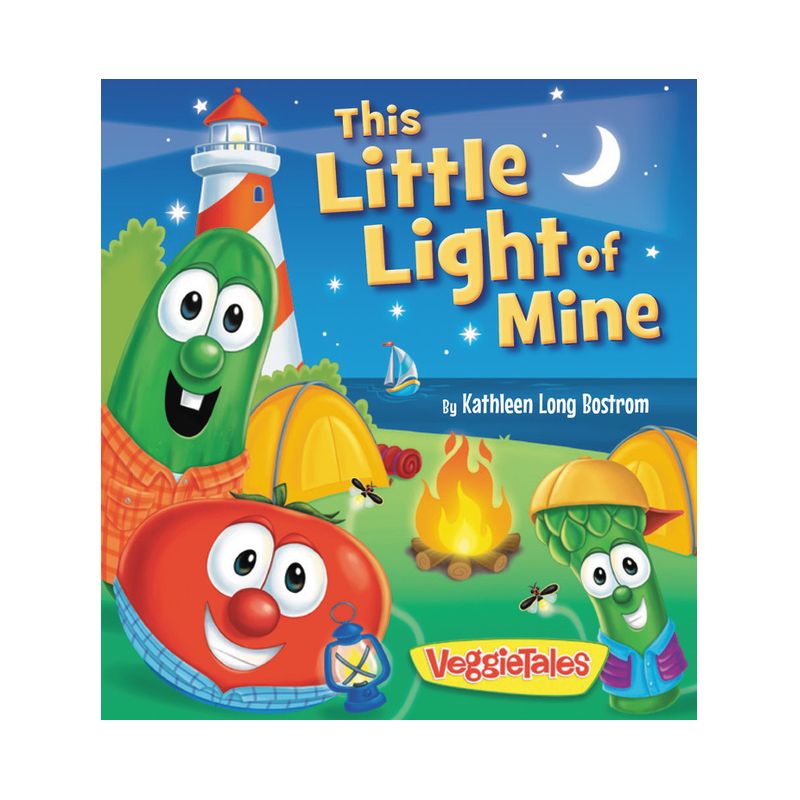 This Little Light of Mine - (VeggieTales) by  Kathleen Long Bostrom (Board Book), 1 of 2