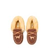 Fireside by Dearfoams Women's Gladstone Genuine Shearling Moccasin with Stitching - 4 of 4