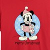 Women's - Disney - Mickey Merry Christmas Cropped Graphic T-Shirt - 2 of 4