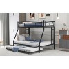 Streamdale Twin Over Full Bed With Sturdy Steel Frame, Bunk Bed With Twin Size Trundle, Two-Side Ladders - image 4 of 4