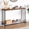 Console Table, Behind Couch Table, Industrial Hallway Table, Narrow Entryway Table, Narrow Console Table, for Hallway, Living Room - 3 of 4