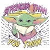 Men's Star Wars The Mandalorian The Child Stronger Than You Think Long Sleeve Shirt - 2 of 4
