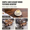 VEVOR Lift Top Coffee Table, 39.4 in Rectangle Coffee Table, Flipable Coffee Table with Power Strip & USB & Ambient Lighting for Living Room, Brown - 4 of 4