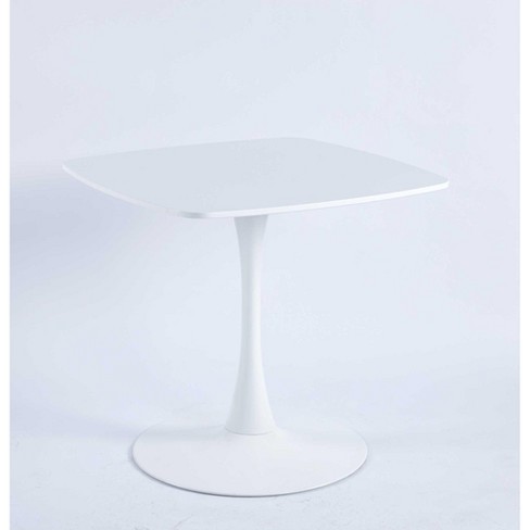 Uniquely Designed Dining Table with Metal Round Base - ModernLuxe - image 1 of 4