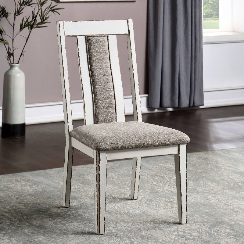 2pk Redmond Weathered Side Chairs Weathered White/Warm Gray - HOMES: Inside + Out, 4 of 5