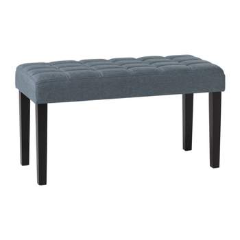 California Fabric Tufted Bench - CorLiving