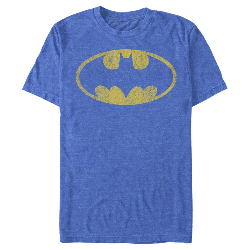 Men's Batman Logo Retro Caped Crusader T-Shirt, 1 of 5
