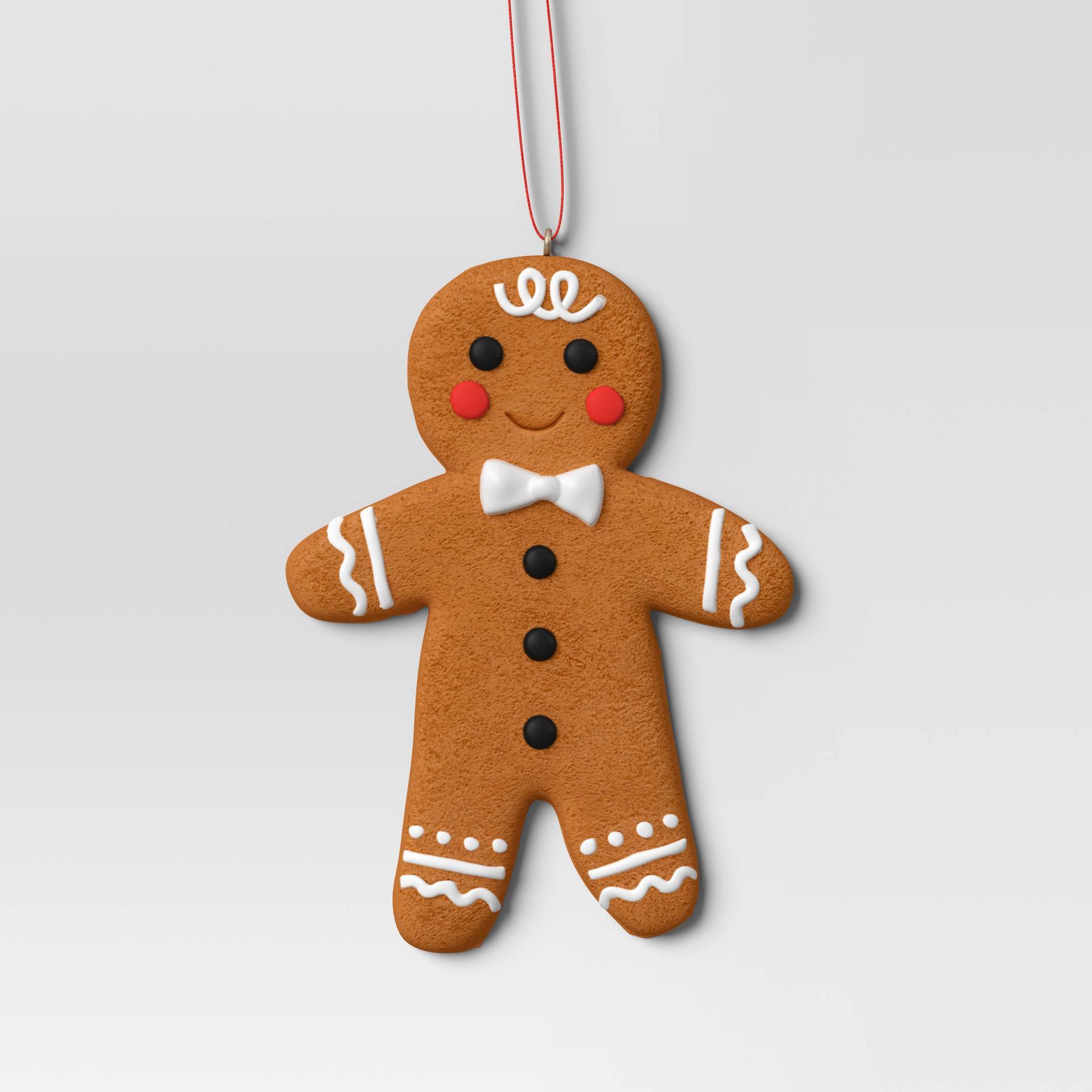 4.5" Christmas Clay Dough Gingerbread Man Ornament - Wondershop™