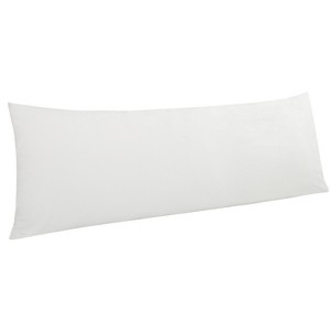 Zippered Velvet Body Pillowcase, Super Soft and Cozy Luxury Fuzzy Flannel Body Pillow Cover - NTBAY - 1 of 3