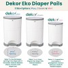 Diaper Dekor Eko Plus Diaper Pail - Gray - image 4 of 4