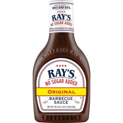 Ray's No Sugar Added Original BBQ Sauce - 18.5oz