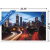 Trends International Cityscapes - Atlanta, Georgia Framed Wall Poster Prints - 3 of 4
