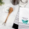 Pavilion Gift Company - Mother - 4" Spoon Rest with Decorative Bamboo Spoon - Spoon Rests - 3 of 4