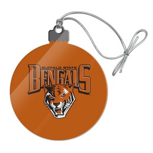 Buffalo State College Primary Logo Acrylic Christmas Tree Holiday Ornament - 1 of 4