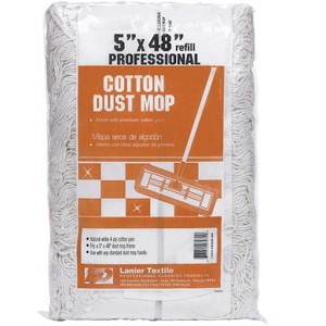 Lanier Textile 127-DUST-R-48 Tufted Cotton Dust Mop Refill - 1 of 1
