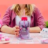 Silver Buffalo Sanrio Kuromi Hearts Glass Milk Bottle With Straw | Holds 15 Ounces - 4 of 4