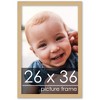 PosterPalooza | Minimalist Yellow Picture Frame - UV Acrylic, Foam Board Backing, Hanging Hardware - 2 of 4