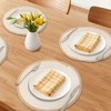 REGALWOVEN Farmhouse Placemats Set of 6 Woven Placemats Washable Rustic Kitchen Table Mat for Dining Table Decor - 2 of 4