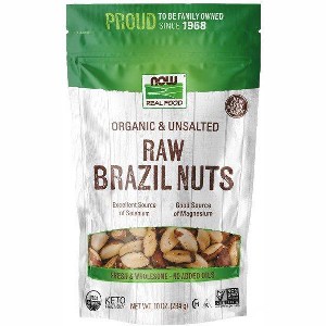 Organic Brazil Nuts by Now Foods  -  10 oz Bag - 1 of 2