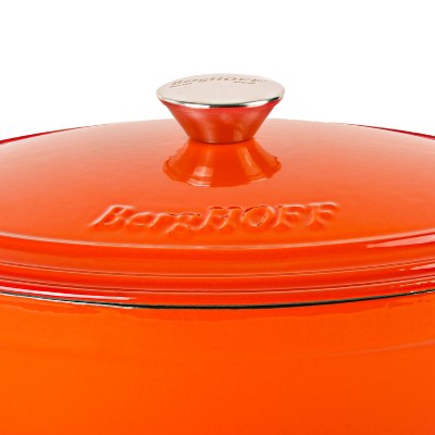 BergHOFF Neo 5-Piece Orange Cast Iron Cookware Set