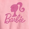 Boys' - Barbie - Barbie Logo Pink Glitter Graphic Long Sleeve Fleece Sweatshirt - 2 of 3