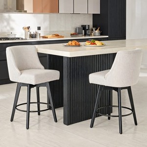 Vipbear 37-inch modern style high bar, rotatable, high-density foam pad, height suitable for 35-37 inch bars or kitchen islands - 1 of 4