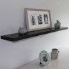 InPlace 48" Slim Floating Shelf Wall Mounted Hidden Brackets Black: MDF, Includes Mounting Hardware, 1 Shelf - 4 of 4