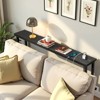 Rust Brown 1pcs Triamine Iron 100*15*79cm Entryway Table with Plugs - 2 of 4