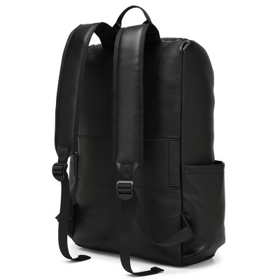 ELLE Luggage 22L Roamer Vegan Leather Backpack - Black — фото 4