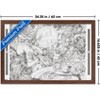 Trends International Marvel Sketch - Fantastic Four Universe Framed Wall Poster Prints - 3 of 4