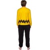 Peanuts Charlie Brown Union Suit Men's Costume Zip Up Pajama Outfit - 4 of 4