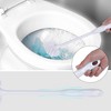 REGALWOVEN Apartment Bathroom Accessories Toilet Brush and Holder Set with Ventilation Slots Base - 2 of 4