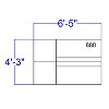 Flash Furniture HERCULES Alon Series LeatherSoft Reception Configuration, 4 Pieces - 2 of 4