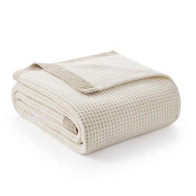Amelie Home Reversible Chenille Knit Throw Blanket – Soft, Lightweight & Cozy